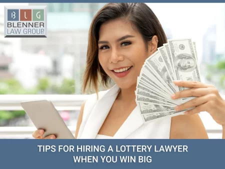 Why is legal advice important for a lottery winner?